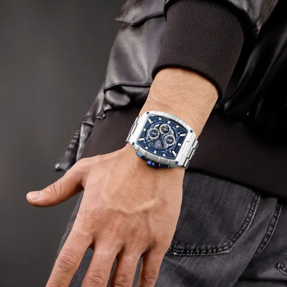 Luxury Second Dial Luminous Quartz Watch with Box